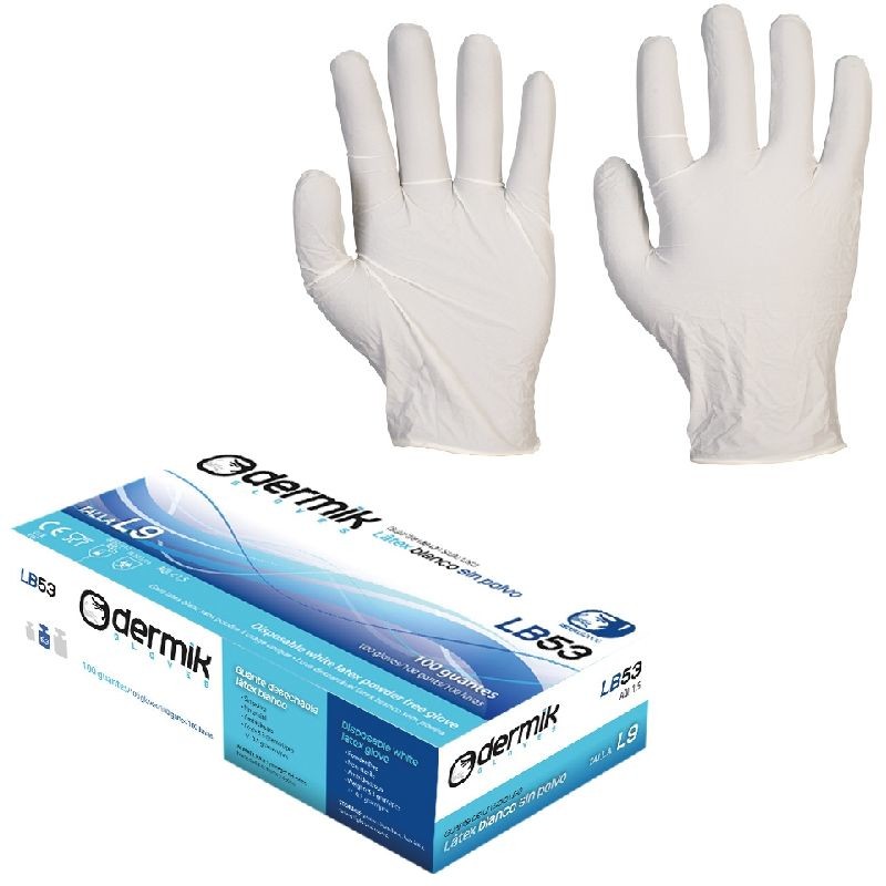 Rukavice chirurgické latex nepúdrované M 100ks