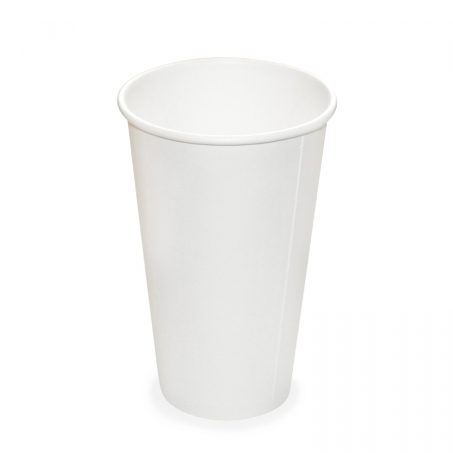 Pohár papierový 510ml XL 90mm biely 50ks