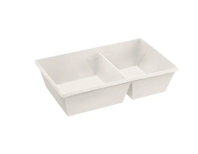 EKO-BOX 2-dielný OneClick 800ml bielý á-50ks