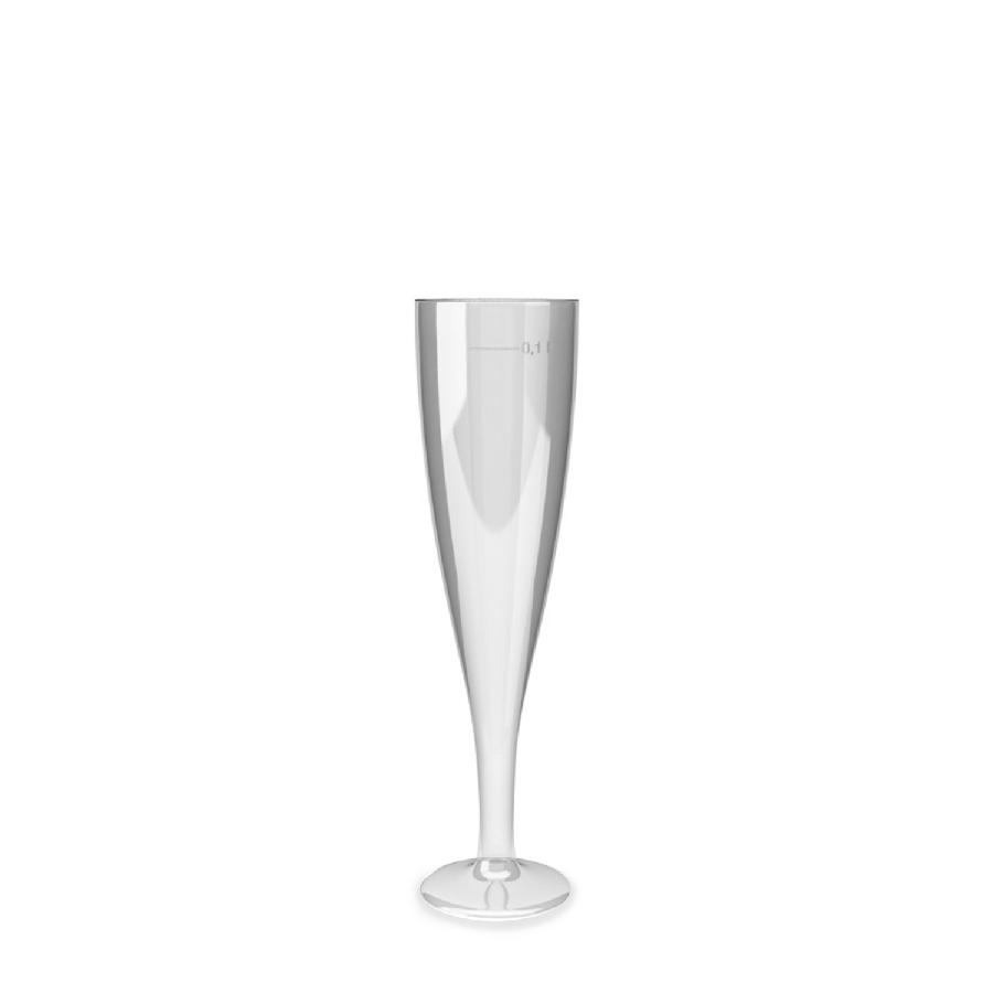 Pohár 100ml na sekt - kryštál 10ks