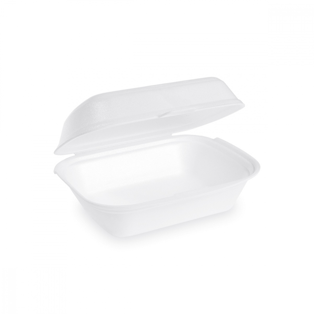 Menu box XPS na hamburger veľký 185x133x75mm biely 125ks