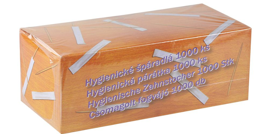 Špáradlá balené v papieri 1000ks