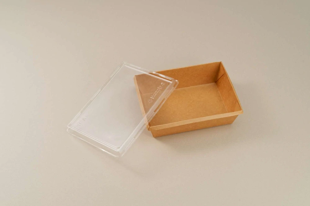 Veko rPET ploché na EKO-BOX OneClick 500ml á-50ks