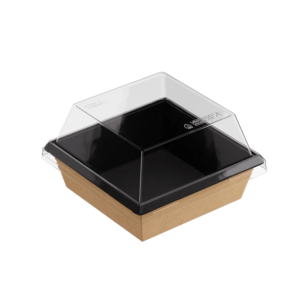 Veko rPET vypuklé 40mm na EKO-BOX OneClick 550ml á-50ks