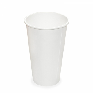 Pohár papierový 510ml XL 90mm biely 50ks