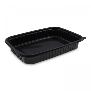 Miska PP do mikrovlnky L 1200ml 1D 250x185x40mm á-50ks