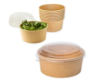 Miska papierová KRAFT 1090ml f150 á-50ks