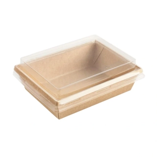 Veko rPET vypuklé 20mm na EKO-BOX OneClick 500ml á-50ks