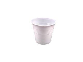 Pohár 100ml biely PP 100ks