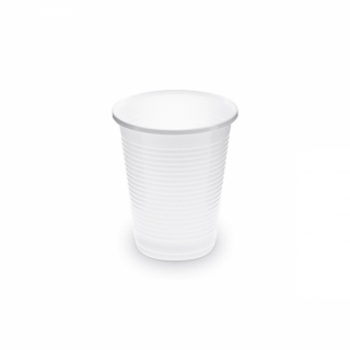 Pohár 150ml biely PP 100ks