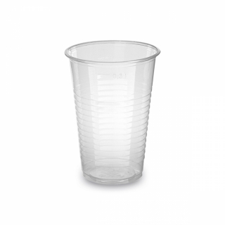 Pohár 300ml PP priehľadný 100ks 