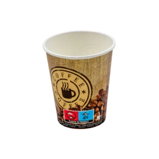 Pohár papierový 280ml s potlačou "Coffe" 80mm á-50ks