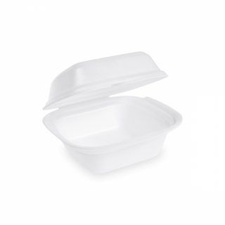 Menu box XPS na hamburger malý 145x133x75mm biely 125ks