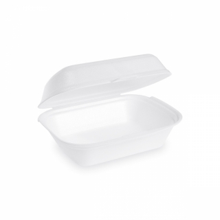 Menu box XPS na hamburger veľký 185x133x75mm biely 125ks
