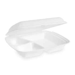 Menu box XPS 3-dielny 241x207x69mm biely 125ks